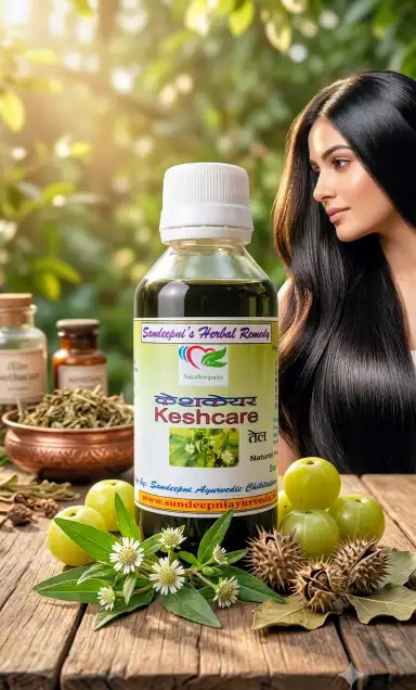 Keshcare Herbal Hair Oil | Anti-Hair Fall & Regrowth Formula