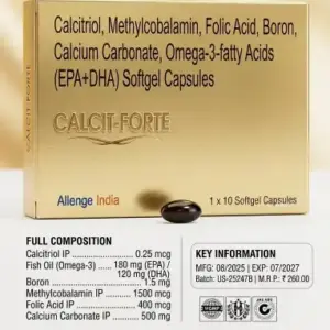 Calcit-Forte| Complete Bone, Joint, and Nerve Care Formula