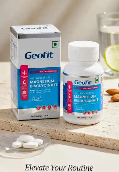 Geofit High Absorption Magnesium Bisglycinate – Muscle, Bone & Mind Support