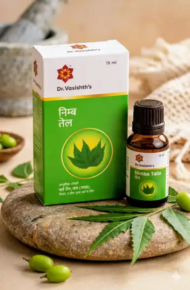 Dr. Vasishth's Nimba Tail: Ayurvedic Antibacterial & Antifungal Blood Purifier